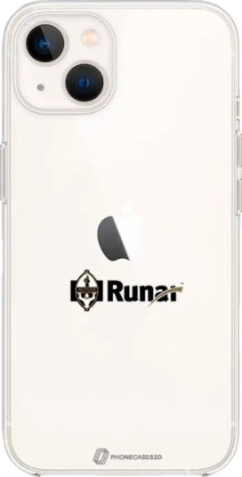Phonecases3D iPhone 13 IL Runar Clear case -mobildeksel, hvit