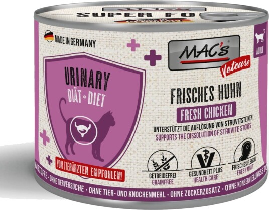 Mac'S Cat Vetcare Urinary Kylling 6 X 200 G Mac'S Cat Vetcare Urinary Kylling 6 X 200 G