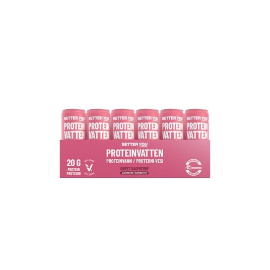 24 x Proteinvann Elektrolytter 330 ml Bringebær 24 x Proteinvann Elektrolytter 330 ml Bringebær
