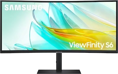Samsung 34" Curved Viewfinity S6 Skjerm 3440x1440 Samsung 34" Curved Viewfinity S6 Skjerm 3440x1440