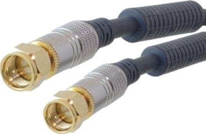 Shiverpeaks Sp80095, 5 M, Rg-59/U, F-Stecker, F-Stecker, Blå, Kromfarget