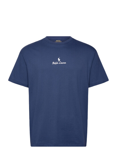 Polo Ralph Lauren Classic Fit Logo Jersey T Shirt   Navy   L