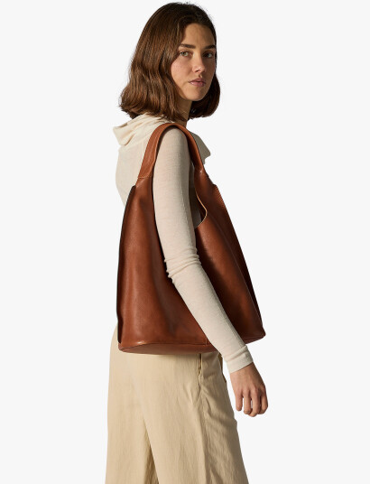 Adax Portofino Shopper Stine - Brown - ONE SIZE