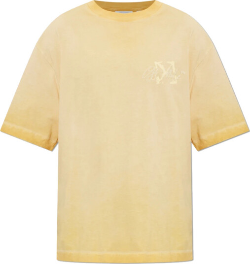 Off White Herre Topper Oransje XL,