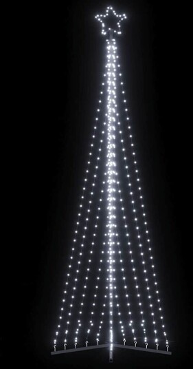  LED juletre 495 LEDs Kald Hvit 300,5 cm
