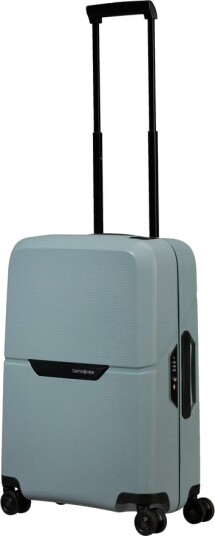 Samsonite Magnum ECO hard Kabin koffert 55 cm 4 hjul Isblå
