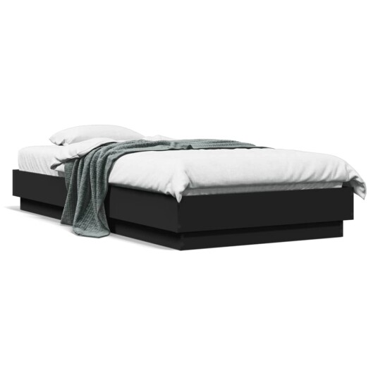  Sengeramme svart 75x190 cm konstruert tre 8721012286917