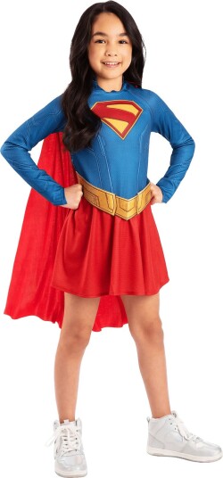 Rubies Kids Supergirl Movie Red 5-6Y Rubies Kids Supergirl Movie Red 5-6Y