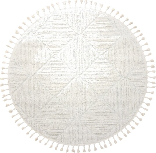 Runde tepper Dallas offwhite Størrelse: Ø 200 cm Runde tepper Dallas offwhite Størrelse: Ø 200 cm
