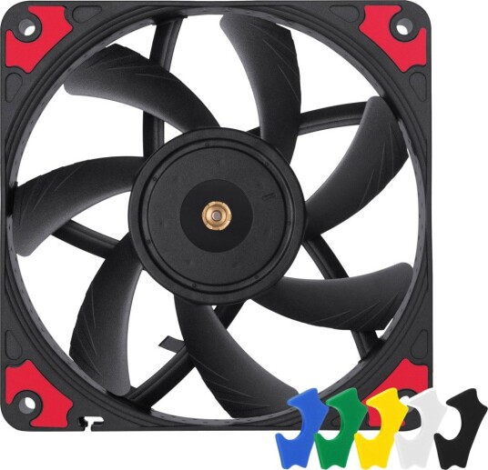 Noctua NF-A12X15 120mm PWM Kabinettvifte Svart med Chromax