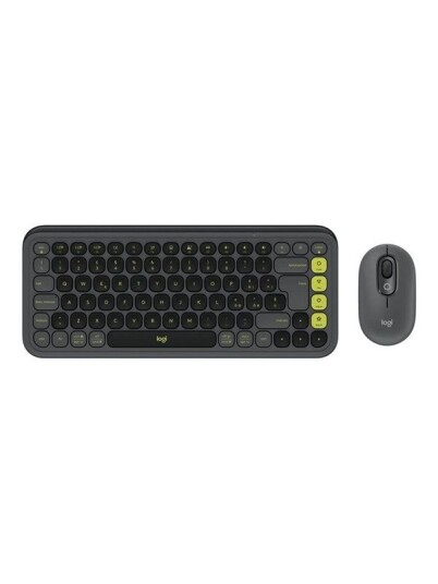 Logitech POP Icon Combo Tastatur & Mussett Italiensk Gr Logitech POP Icon Combo Tastatur & Mussett Italiensk Gr