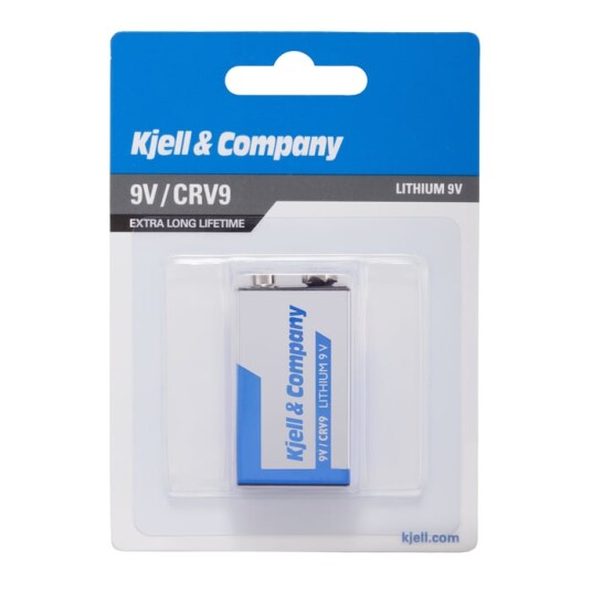 Kjell & Company 9 V-litiumbatteri CR-V9