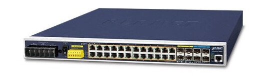 Planet Igs-6325-24P4x, Håndtert, L3, Gigabit Ethernet (10/100/1000), Strøm Over Ethernet (Poe), Rack-Montering, 1U