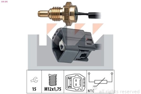 Sensor, motortemperatur KW 530 295 Sensor, motortemperatur KW 530 295