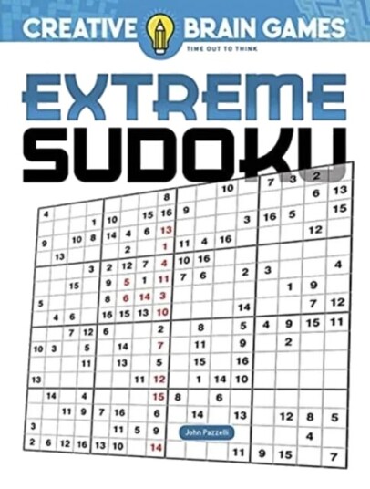 Creative Brain Games Extreme Sudoku Av John Pazzelli