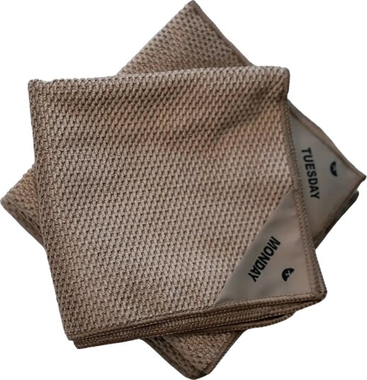 Klud Klud  Premium Ugedagsklude Karklude   Brown   30X30CM