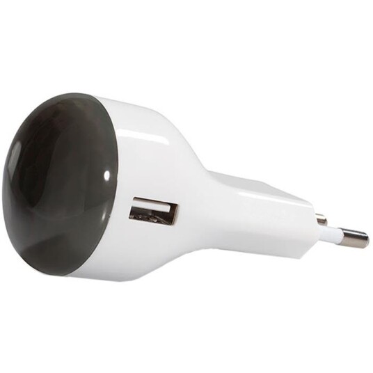 CAPIDI USB ADAPTER 2.1A WH NIGHTLIGHT