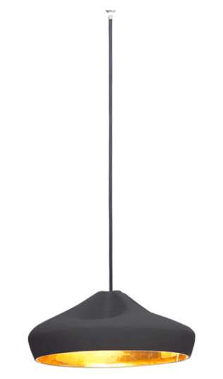 Marset Pleat Box Taklampe 36 Sort & Gull