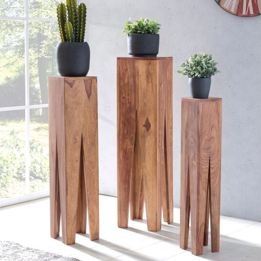 Monseratt Settbord 3 pk Brun Monseratt Settbord 3 pk Brun