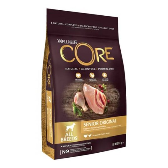 CORE Senior Original Hundefôr med Kylling og Kalkun 10 kg