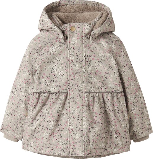 Name It Nmfsnow05 Jacket Aop 1Fo PURE CASHMERE 92