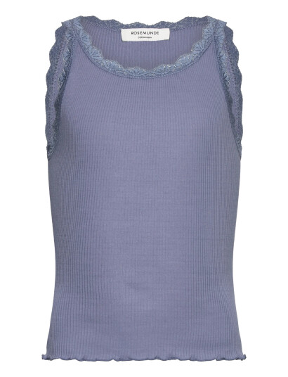 Rosemunde Kids Rkbalta Sl Short Lace Top Blue 164