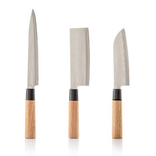 Sett med japanske kniver med profesjonell bæreveske INNOVAGOODS