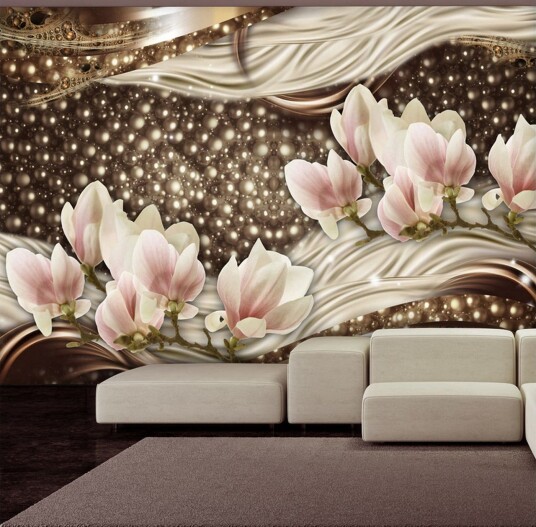 Fototapet Pearls And Magnolias 250x175 - Artgeist sp. z o. o.