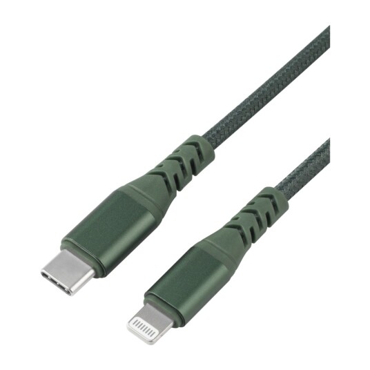 DACOTA PLATINUM USBC-LIGHTNING KABEL 3 M, GRØNN