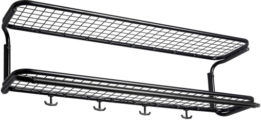 Essem Design Classic 650 Hatthylla Svart/svart 100 Cm Hattehyller Og Skohyller Gunnar Bolin Svart Metall/plast