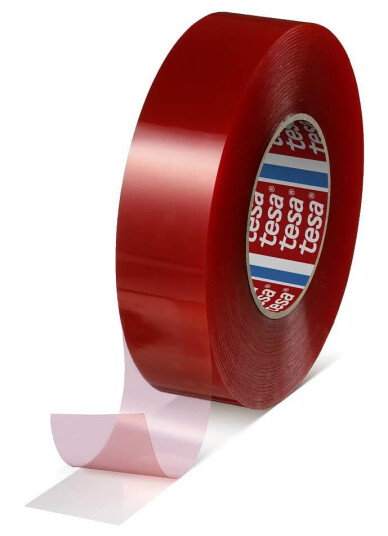 Tesa 4965 Monteringsteip dobbetklebende, transparent 50 m x 19 mm, Maskintilbehør & forbruk