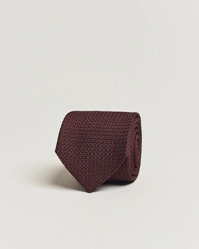 Amanda Christensen Silk Grenadine 8 cm Tie Wine Amanda Christensen Silk Grenadine 8 cm Tie Wine