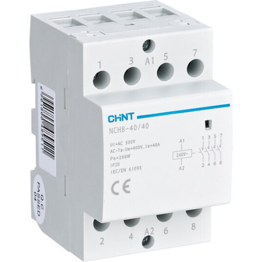 Cenika MODULÆRKONTAKTOR 40A 4POL 230V 4NO - 4101501 Cenika MODULÆRKONTAKTOR 40A 4POL 230V 4NO - 4101501