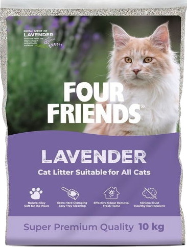Fourfriends Cat Litter Lavender 10Kg Fourfriends Cat Litter Lavender 10Kg