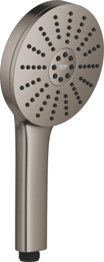 Grohe Vitalio Joy+ 120 hånddusj, vannbesparende, børstet sort krom black