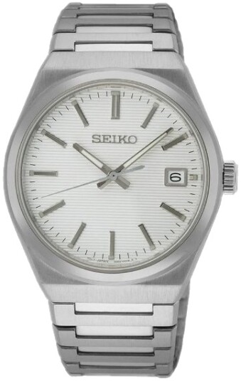 Seiko Herreklokke SUR553P1 Dress Sølvfarget/Stål Ø38.9 mm