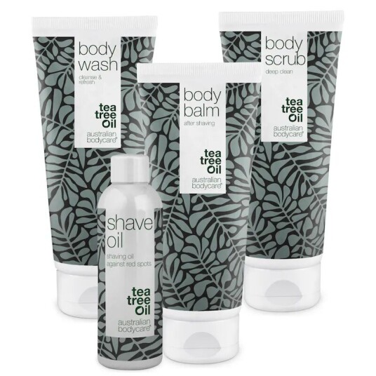 Australian Bodycare Products For Razor Burn 80 ml + 3 x 200 ml Gaveeske