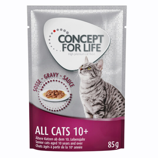 Concept For Life Økonomipakke 24 X 85 G All Cats 10+ I Saus