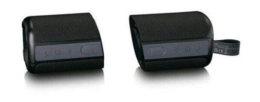 Lenco BTP-400 Bluetooth-høyttaler 20W vanntett IPX7 bærbar svart Lenco BTP-400 Bluetooth-høyttaler 20W vanntett IPX7 bærbar svart