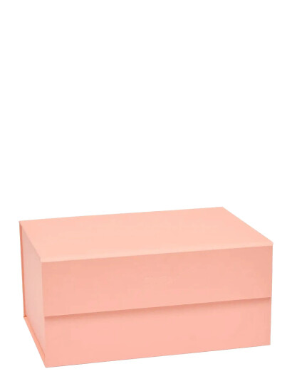 OYOY Living Design Hako Storage Box - Coral - A5/24X 17X 12CM