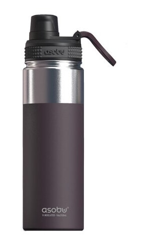 Asobu Alpine Flask 530 Ml Turgåing Burgunder Rustfritt Stål Voksen Mann/Kvinne