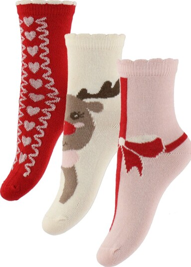 Minymo 3 Pack Socks Pink 31\34