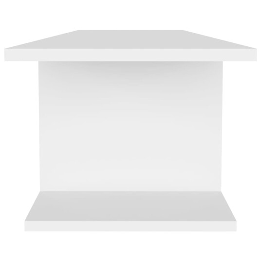 vidaXL Veggmontert TV-benk hvit 103x30x26,5 cm