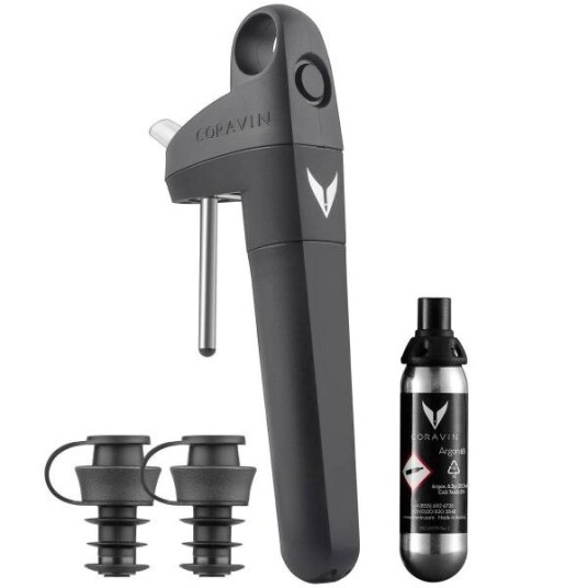 Coravin  Pivot vinkonserveringssystem 4 deler svart