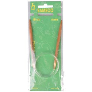 Pony Rundpinner Bambus 40cm 6,00mm / 15.7in US 10