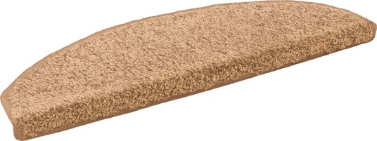 Selvlimende trappematter 15 pcs Beige 80 x 24,5 x 3,5 cm