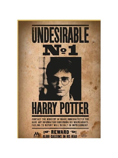 Thumbs Up! Harry Potter "Wanted No. 1" Puzzle Thumbs Up! Harry Potter "Wanted No. 1" Puzzle