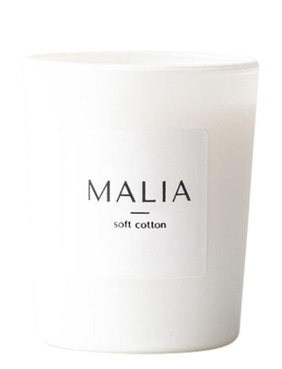 MALIA Soft Cotton Candle Small - Nude - 75 g
