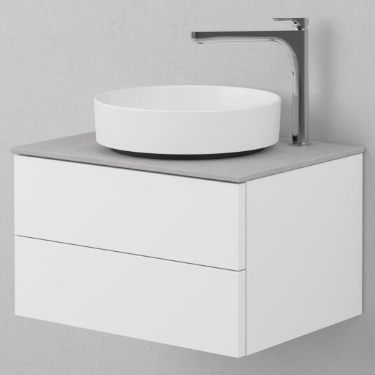 INR Iconic Nordic Rooms Servantskap AIR Solid med 2 Skuffer H:35xd45 cm Hvit / 60cm