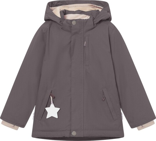 MINI A TURE Matadyanko Fleece Lined Winter Jacket. Grs PLUM KITTEN 152